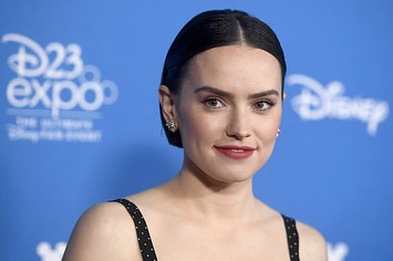 Daisy Ridley attends Go Behind The Scenes with Walt Disney Studios during D23 Expo 2019.