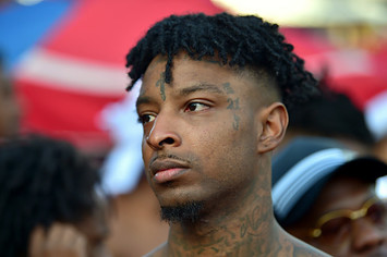 Rapper 21 Savage attends Zone 6 Day