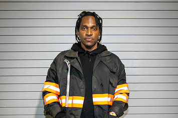 Pusha T poses at Garden Theater