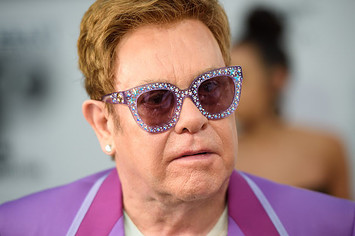 Elton John attending the Elton John Aids Foundation Midsummer Party.