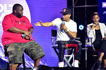 Killer Mike, T.I., and Candace Owens speak onstage