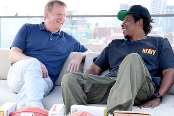Roger Goodell and Jay Z