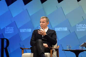 Robert A. Iger speaks onstage at Day 1 of the Vanity Fair New Establishment Summit 2018.
