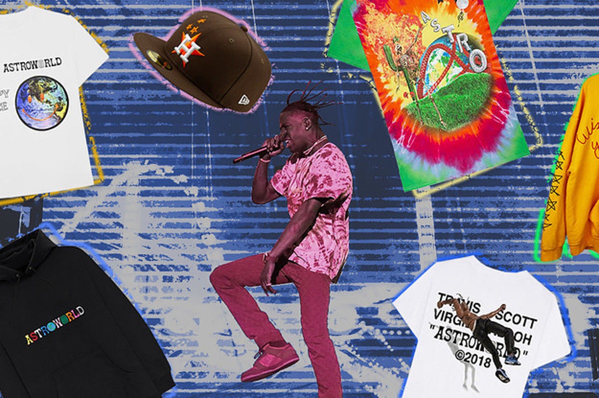 Rapper Travis Scott designs special shirts for Houston Rockets fans