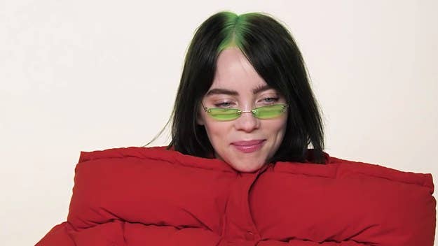 Billie also runs through some Radiohead, Pharrell, Miley, and a number of her own tracks.