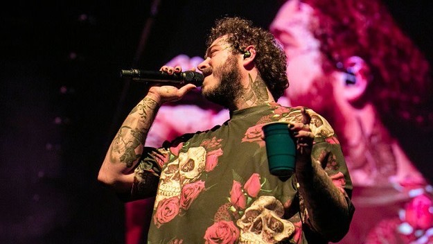 Post Malone's Reaction to Being Flashed by Audience Member Spawns a New  Meme | Complex