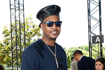 Carmelo Anthony attends the Berluti Menswear Spring Summer 2020 show