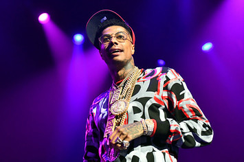 Rapper Blueface performs onstage during the XXL Freshman Concert