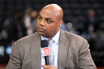 Charles Barkley provides commentary after Game One of the NBA Finals