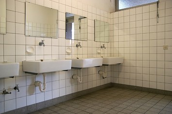 school bathroom