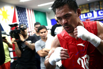 Manny Pacquiao Training Camp Hollywood 2019