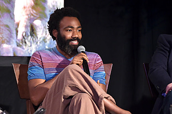 Donald Glover attends the Global Press Conference for Disney’s THE LION KING