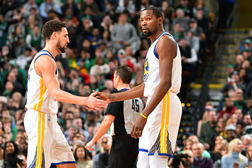 Klay Thompson and Kevin Durant