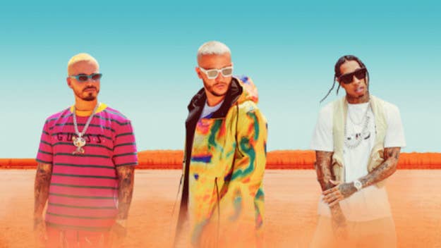 DJ Snake, J Balvin, and Tyga visit a color-splashed desert for their new collab.