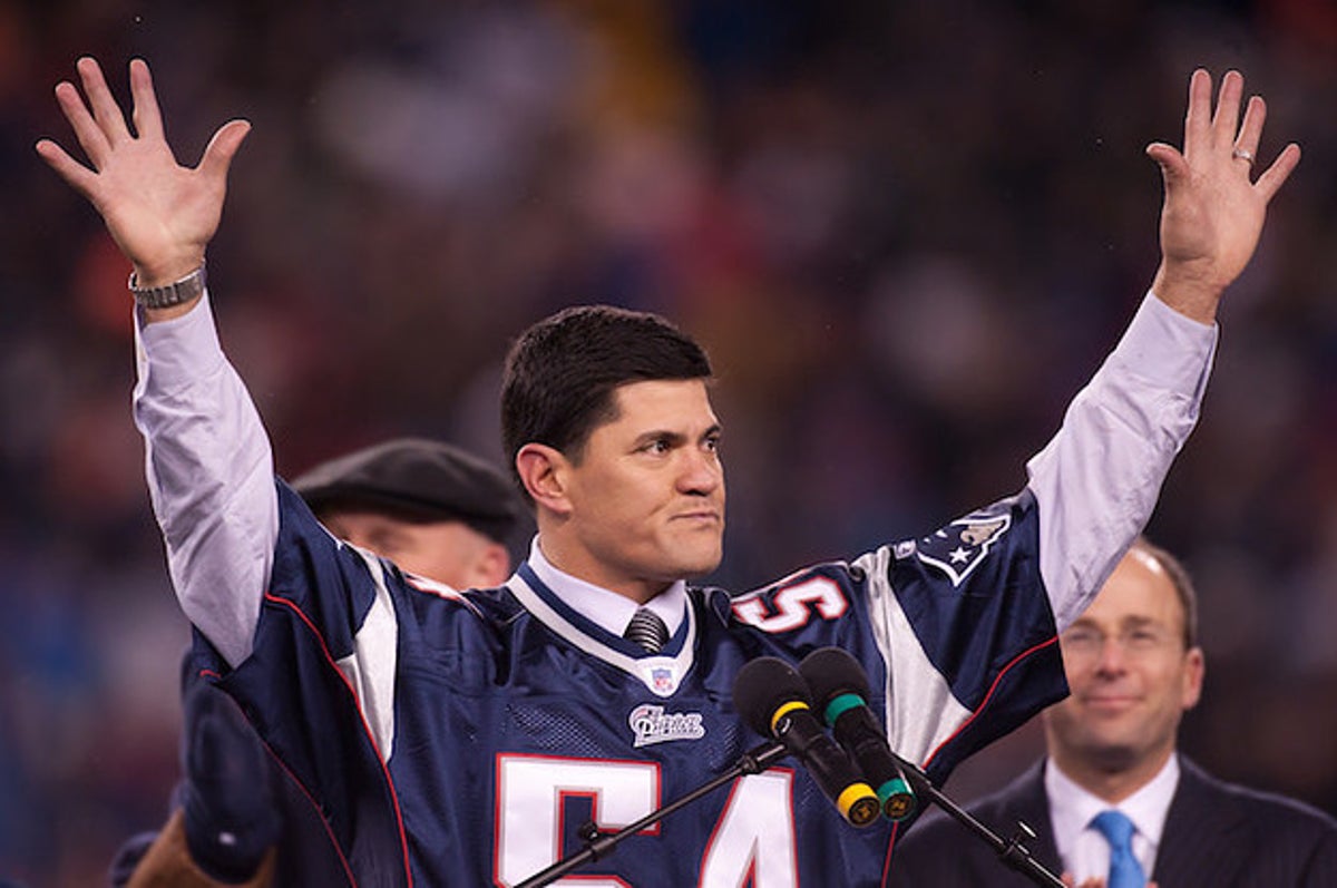 Patriots' Bruschi overcomes stroke to play in another Super Bowl