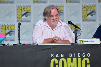 Matt Groening speaks at "The Simpsons" Panel