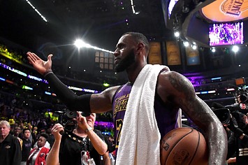 LeBron James Lakers 44 Points Blazers 2018