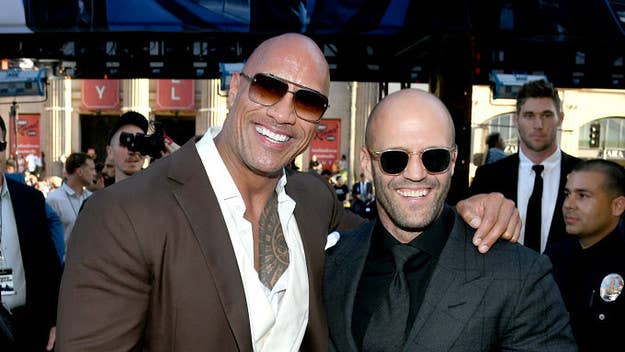 It is the biggest debut of stars Jason Statham and Dwayne Johnson's careers.
