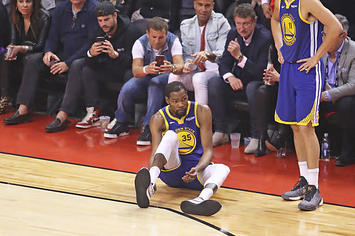 Kevin Durant injures his Achilles in Game 5 of the NBA Finals