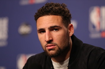 Klay Thompson interviewed after Game Five of the 2019 NBA Finals.