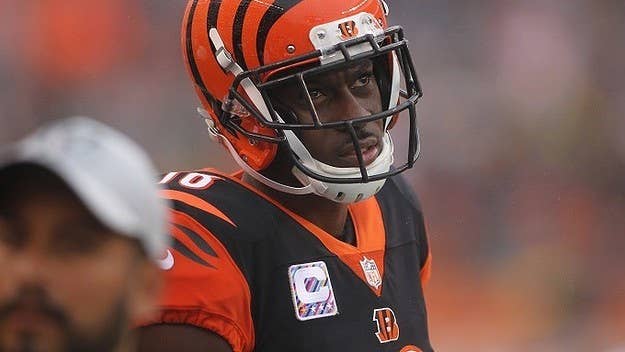 Reports claim that A.J. Green was hurt on the first day of camp.