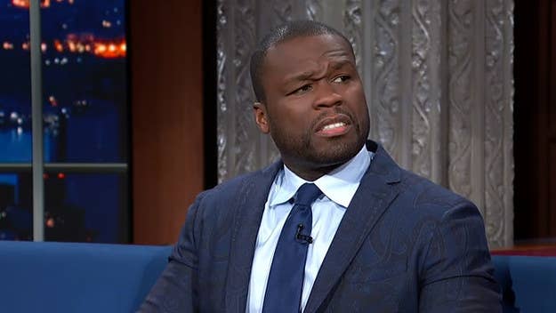 50 Cent took a break from his usual trolling antics on Instagram to stop by 'The Late Show with Stephen Colbert.'