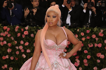Nicki Minaj attends the 2019 Met Gala.