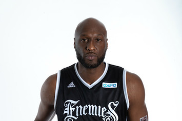 Lamar Odom #45 of Enemies poses for a portrait