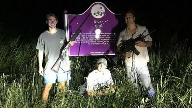 A spokesperson condemned their behavior and claimed that this conduct is not reflective of the fraternity.