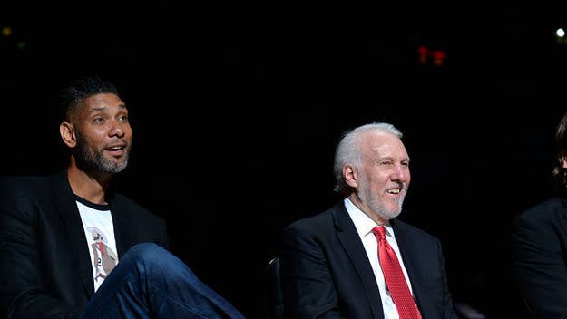 "It is only fitting, that after I served loyally for 19 years as Tim Duncan’s assistant, that he returns the favor," Popovich said.