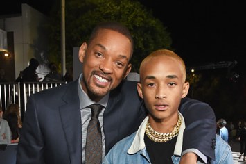 Will Smith (L) and Jaden Smith attend the LA Premiere of Netflix Films 'BRIGHT'