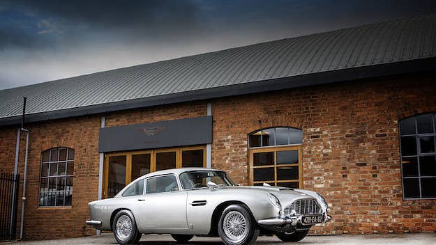 The restored luxury car will feature over a dozen 007 modifications depicted in 'Goldfinger' and 'Thunderball.'