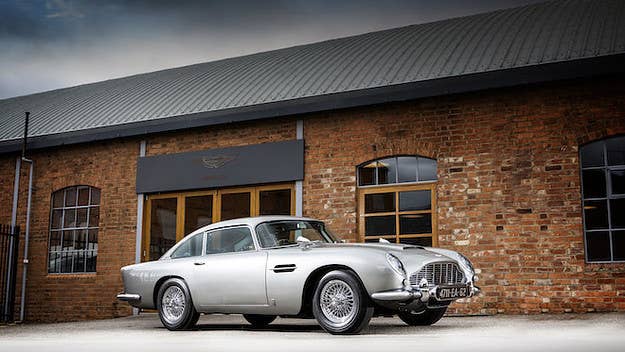 The restored luxury car will feature over a dozen 007 modifications depicted in 'Goldfinger' and 'Thunderball.'