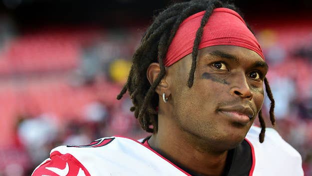 Julio Jones is not worried about getting compensated because Falcons owner  Arthur Blank gave him his word.