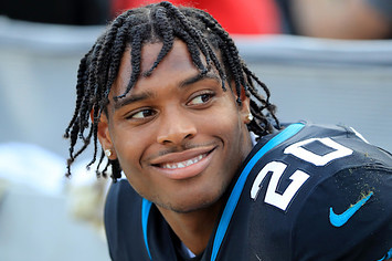 Jalen Ramsey smiles during the game against the Indianapolis Colts.