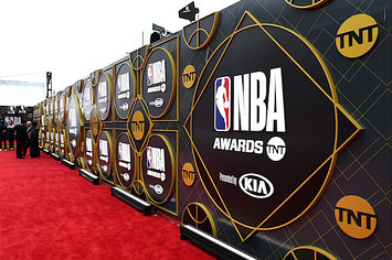 A view of the red carpet during the 2019 NBA Awards.