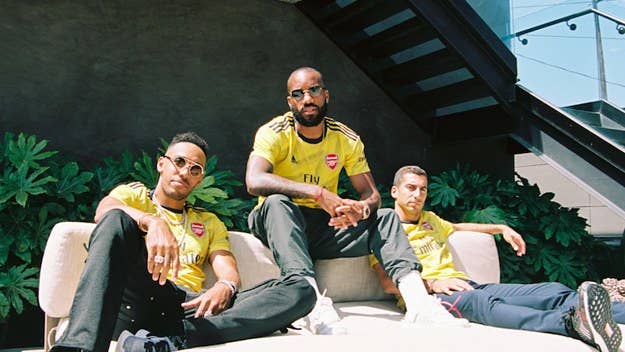 Aubameyang, Lacazette and Mkhitaryan talk through their lethal link up play, life in London, and what it means for Arsenal to wear Three Stripes again.