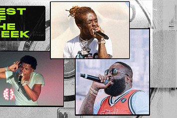 Best New Music lead art featuring Rick Ross, Lil Uzi Vert, and Lil Baby