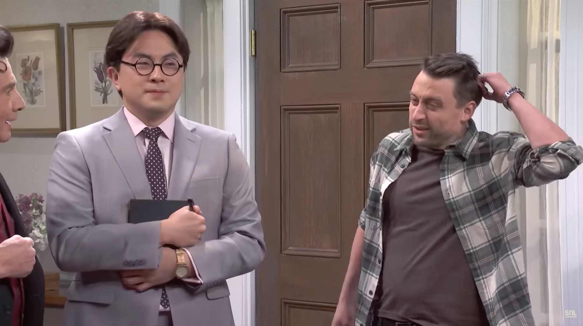 Bowen and Kieran Culkin in the sketch