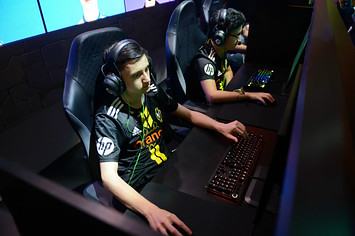 Online gamers compete at the ESL Katowice Royale Featuring Fortnite Tournament