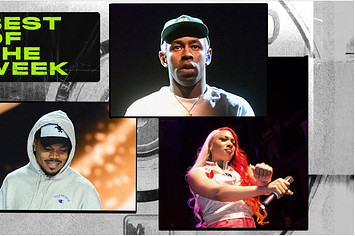 Best New Music graphic featuring Chance The Rapper, Megan Thee Stallion and Tyler, The Creator.