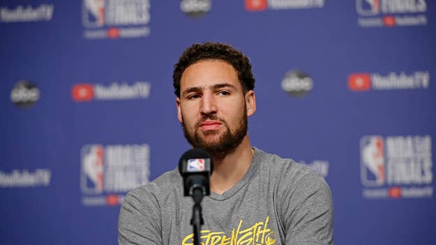 Golden State guard Klay Thompson has devised a very simple plan for dealing with Drake and his music.