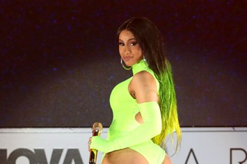 Cardi B performs onstage at Fashion Nova Presents: Party With Cardi