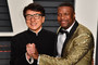 Jackie Chan and Chris Tucker attend the 2017 Vanity Fair Oscar Party.