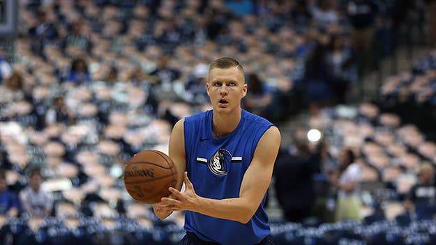 Porzingis hasn't played a game since suffering an ACL tear last season with the Knicks.