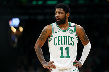 Kyrie Irving #11 of the Boston Celtics