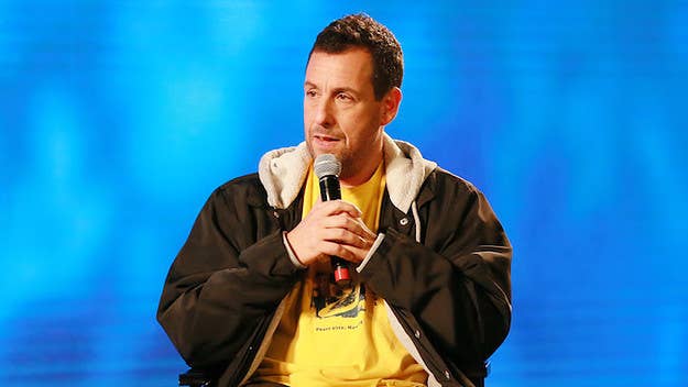 Sandler says he got approval from Chris Farley's mom, Mary Anne, before performing the song. 