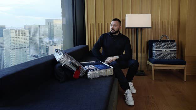 Kim Jones discusses his brand new 'Never Still' campaign with Rimowa, how he packs during his travels, how traveling inspires his designs, and more. 
