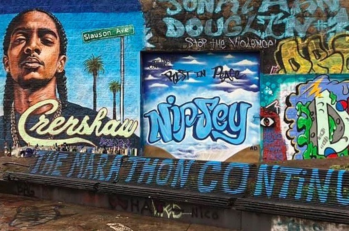 Across L.A., murals are a testament to Nipsey Hussle's legacy