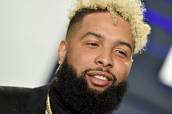 Odell Beckham attends the 2019 Vanity Fair Oscar Party